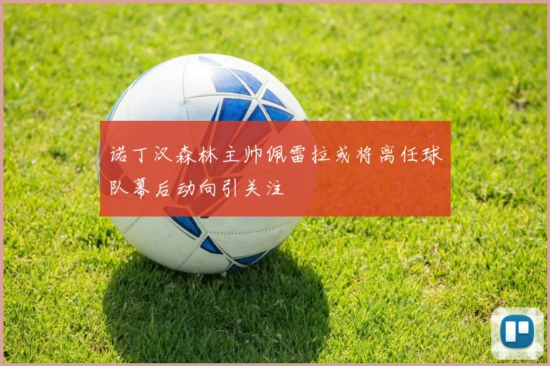 诺丁汉森林主帅佩雷拉或将离任球队幕后动向引关注